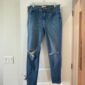 Madewell 9” High Rise Skinny Crop 32L